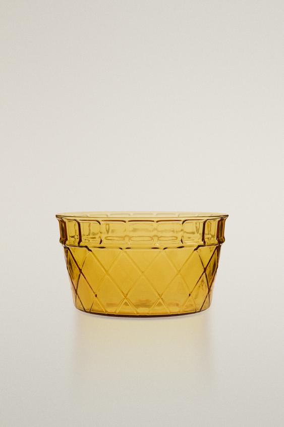 BOROSILICATE ICE CREAM BOWL - Orange by Zara - Image 0