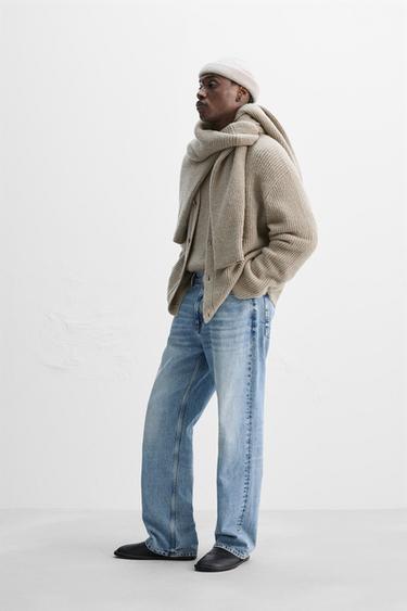 LIMITED EDITION TEXTURED CARDIGAN - Beige by Zara - Image 3