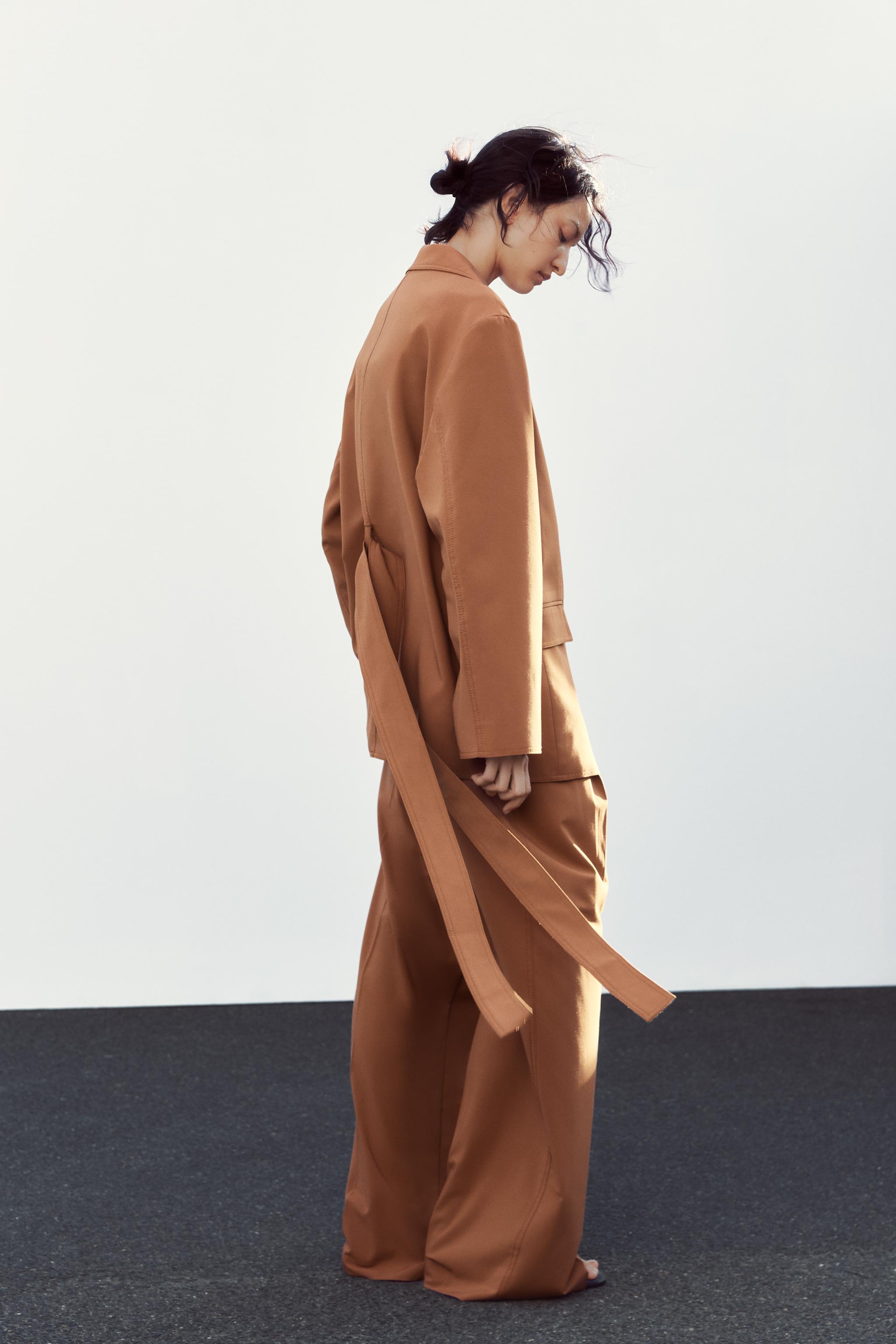PLEATED PANTS - Caramel | ZARA United States