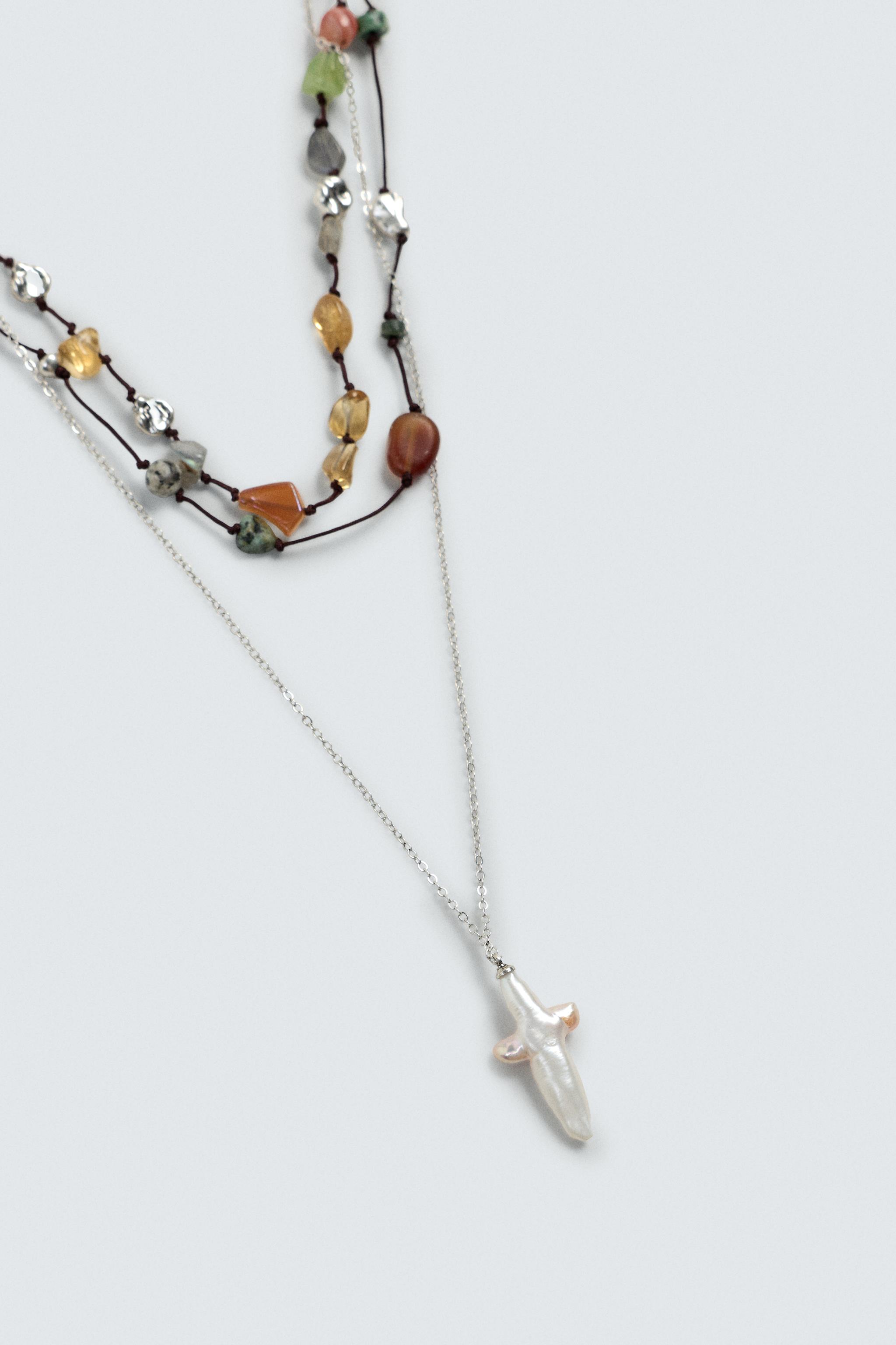 LOT DE 3 COLLIERS BIMATIÈRE