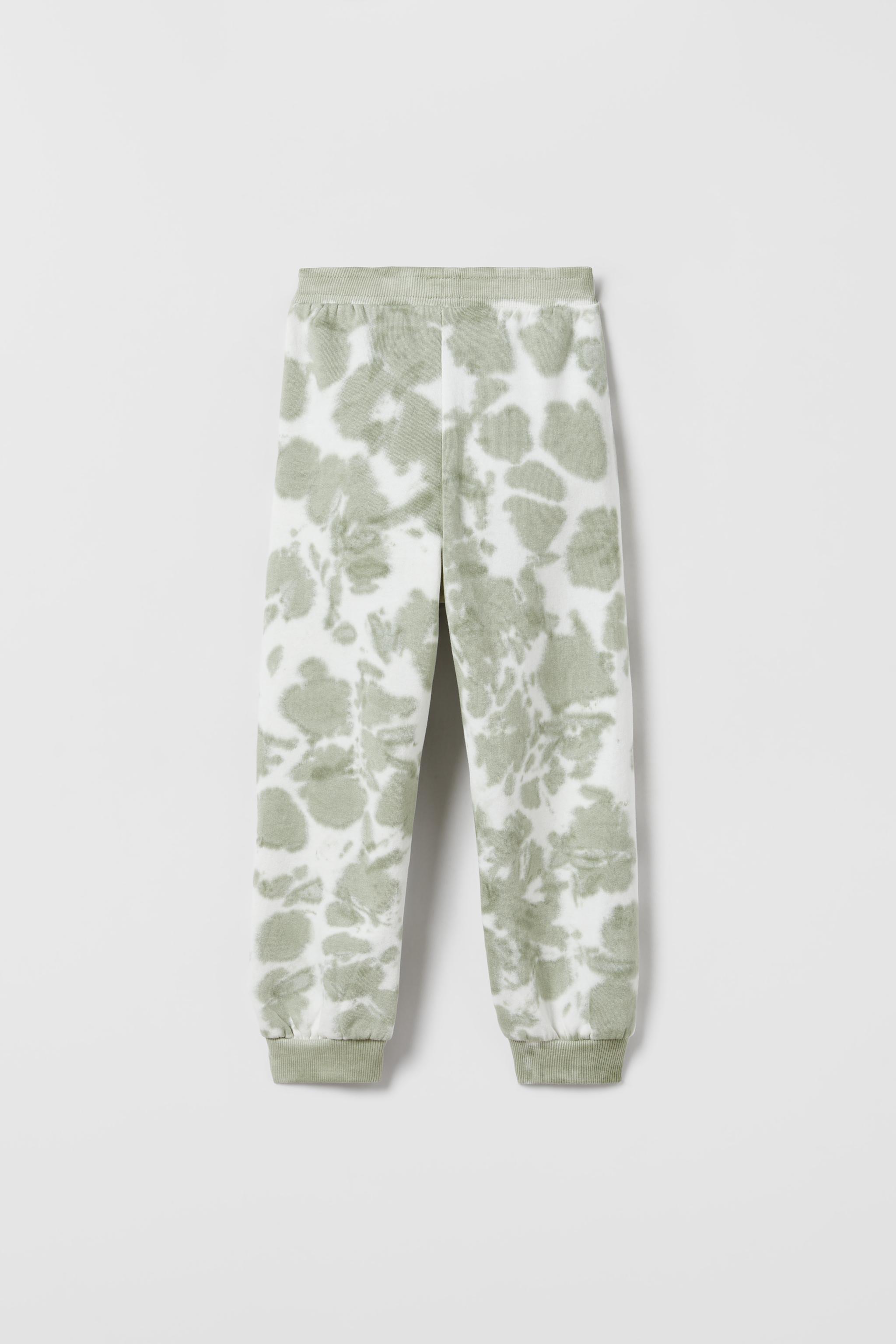 CALÇA DE MOLETOM TIE-DYE - Verde