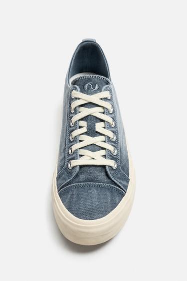 FABRIC TRAINERS - Blue by Zara - Image 5