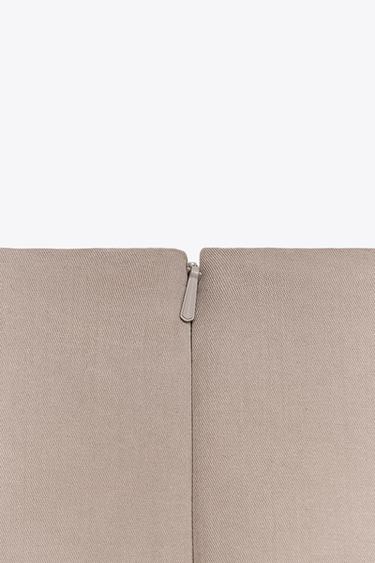 Zara ZW COLLECTION MINI SKIRT - Gray