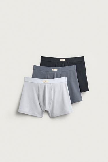 SOFT BOXER SHORTS 3-PACK - various by Zara