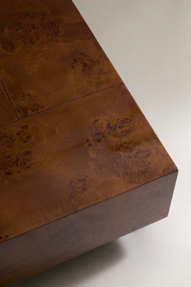 TABLE BASSE EN BOIS DE RACINE - Kaki de Zara - Image 2