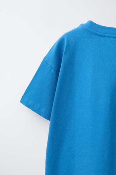 PLAIN T-SHIRT - Bluish by Zara - Image 3
