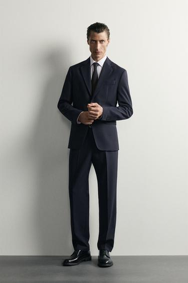 Blazer de traje 100% lana
