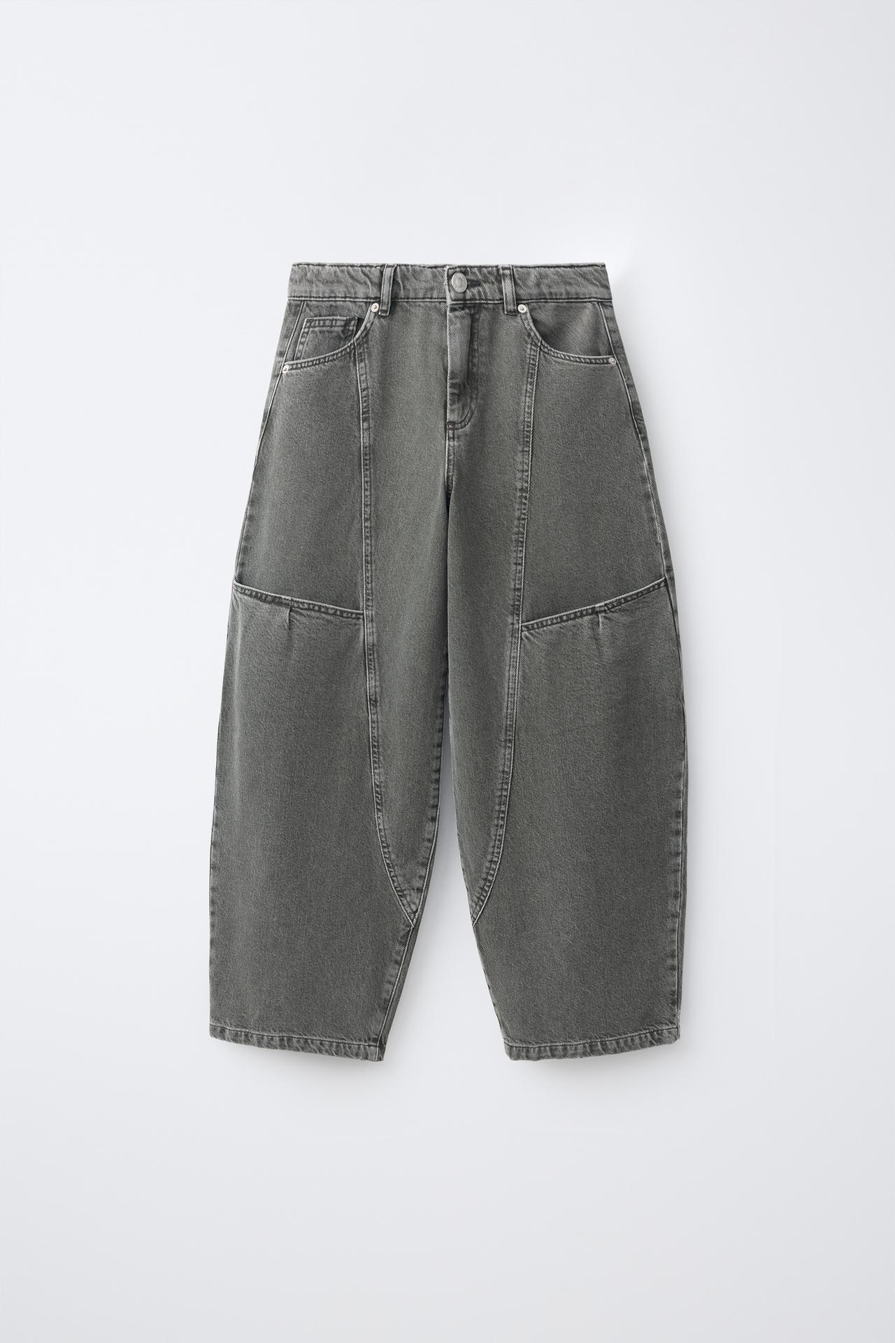 BALLOON JEANS — Gray