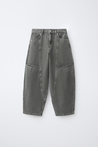 BALLOON JEANS — Gray 1