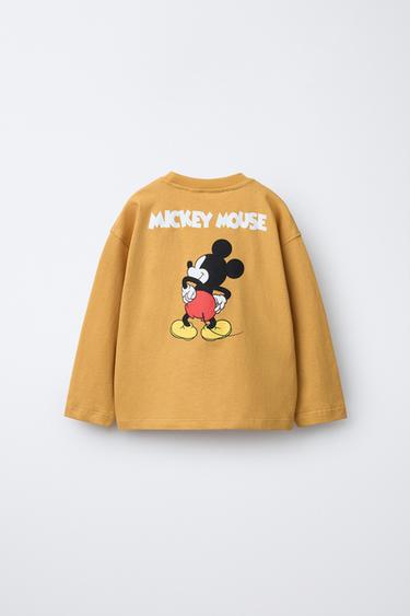 ФУТБОЛКА С ПРИНТОМ MICKEY MOUSE © DISNEY — ГОРЧИЧНЫЙ от Zara