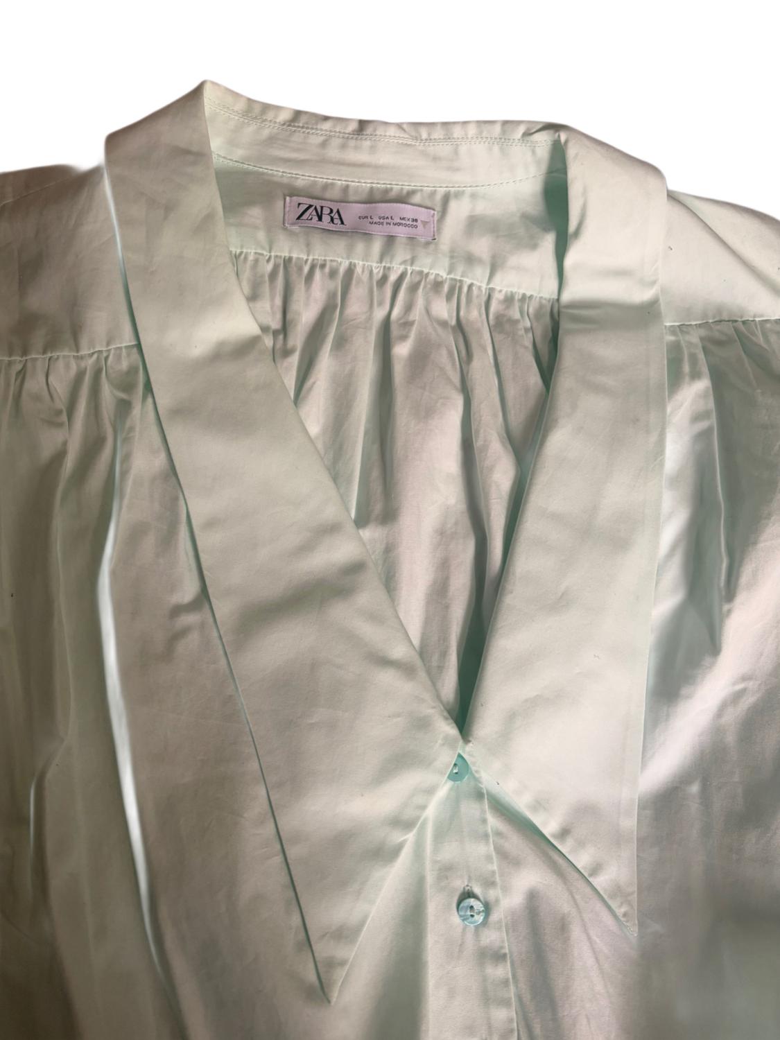 GATHERED SHIRT WITH SHOULDER PADS - Image 3