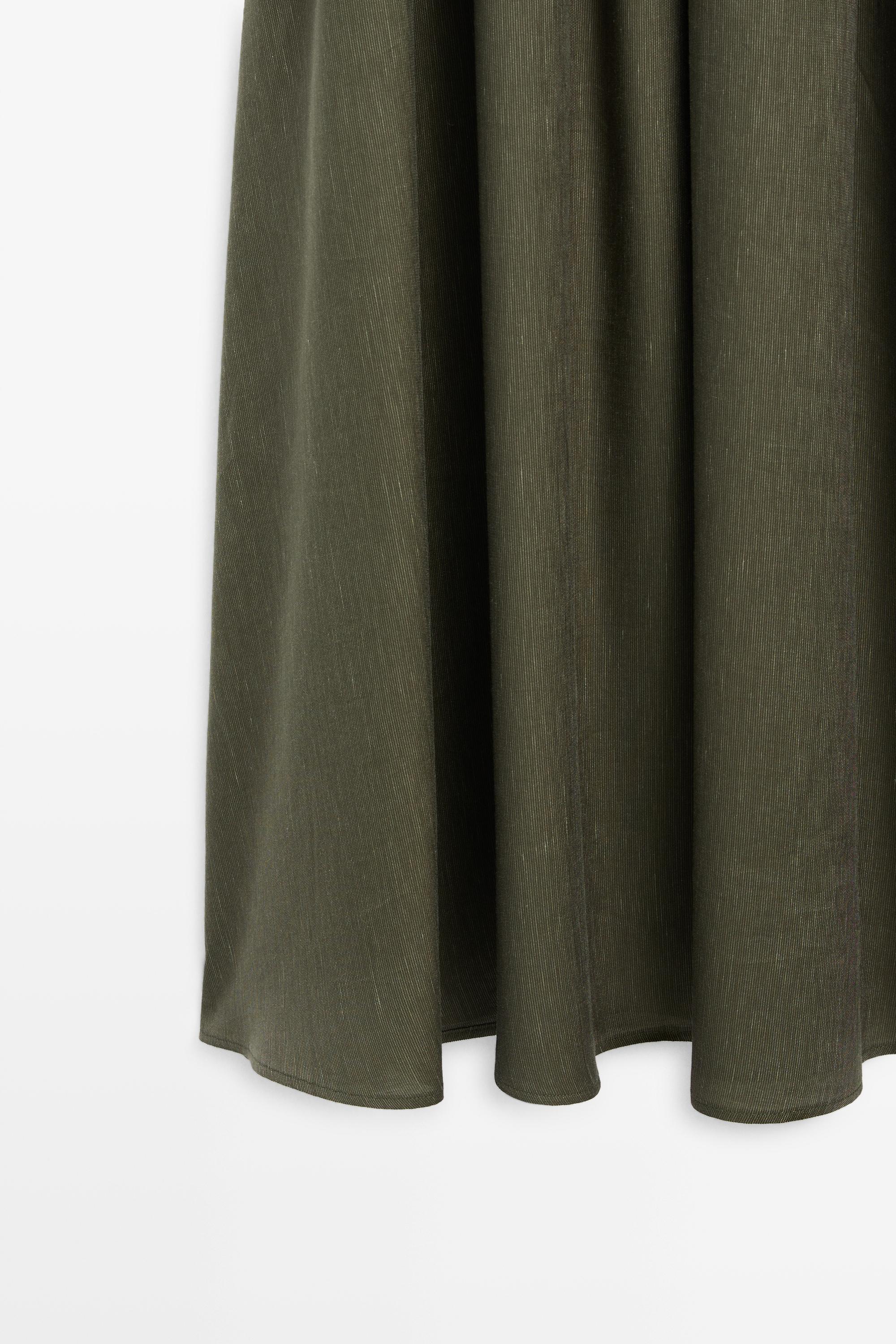 Midi dress with scarf detail