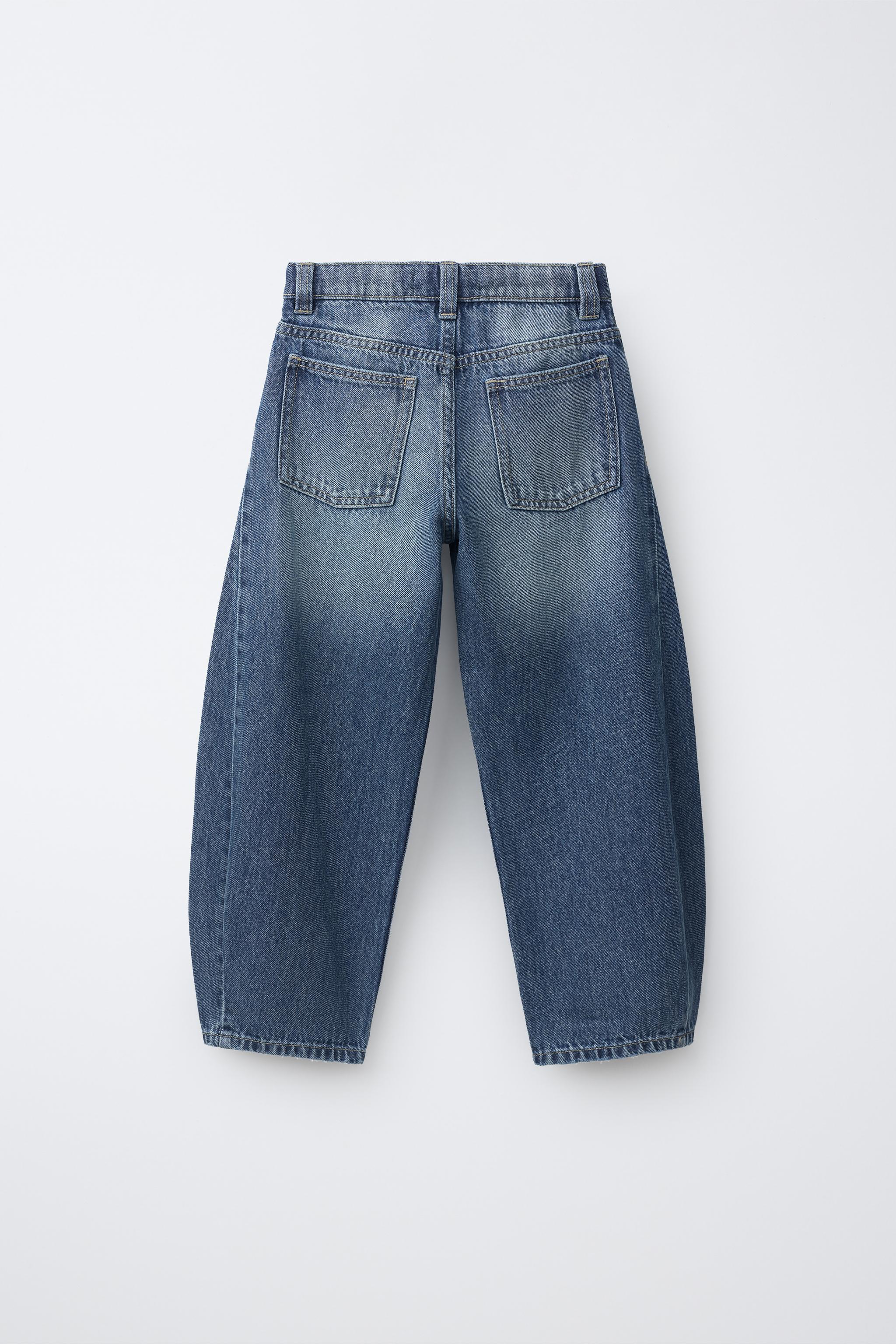 JEAN BARREL À CEINTURE ET LACETS