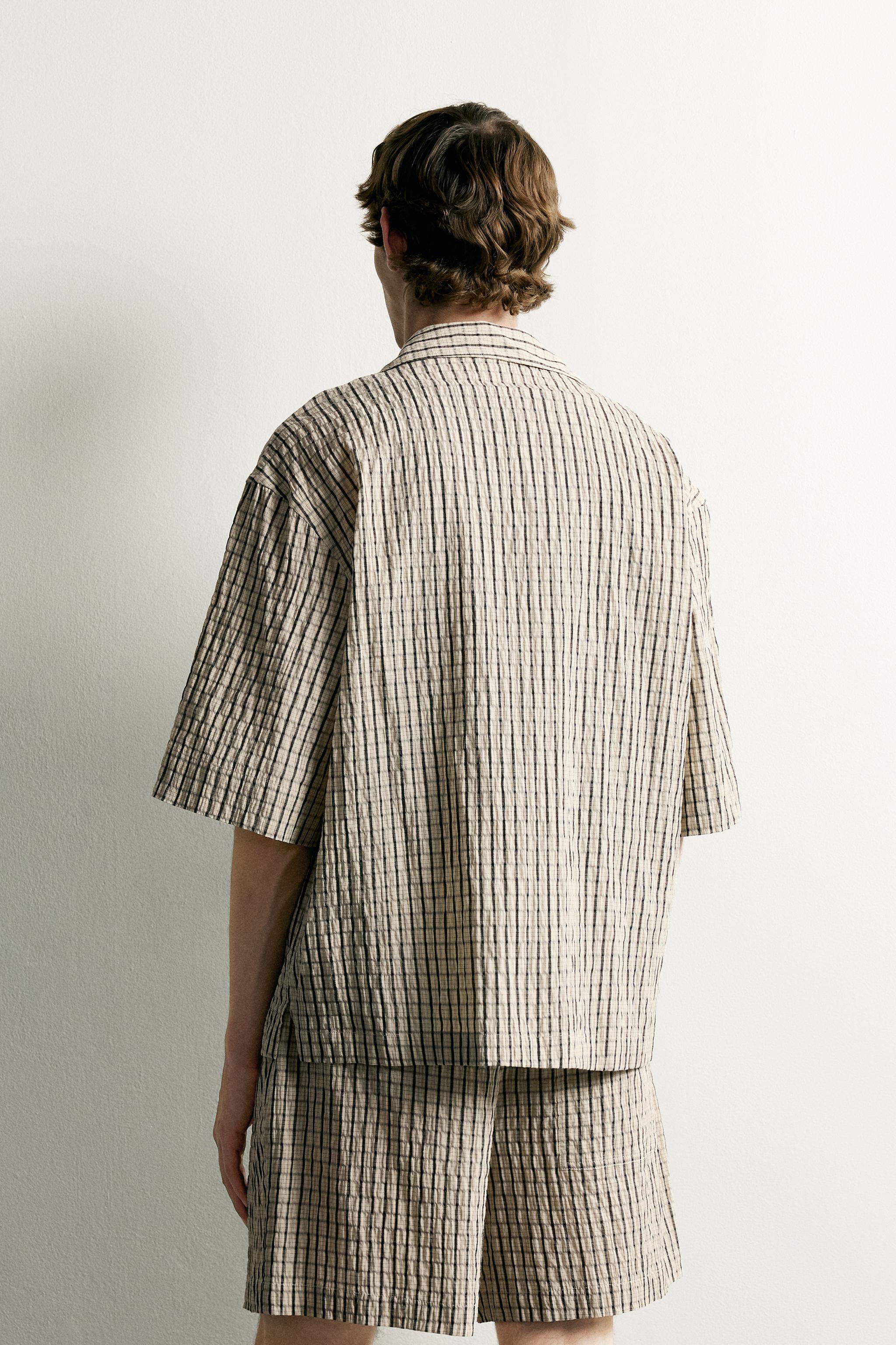 RELAXED FIT PLAID SHIRT