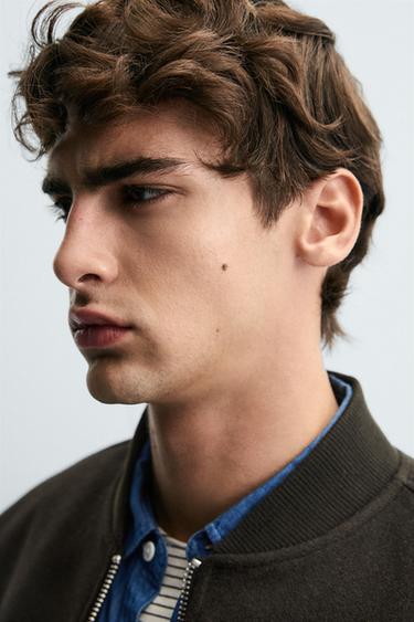 BLOUSON BOMBER BIMATIÈRE - Kaki foncé de Zara - Image 5