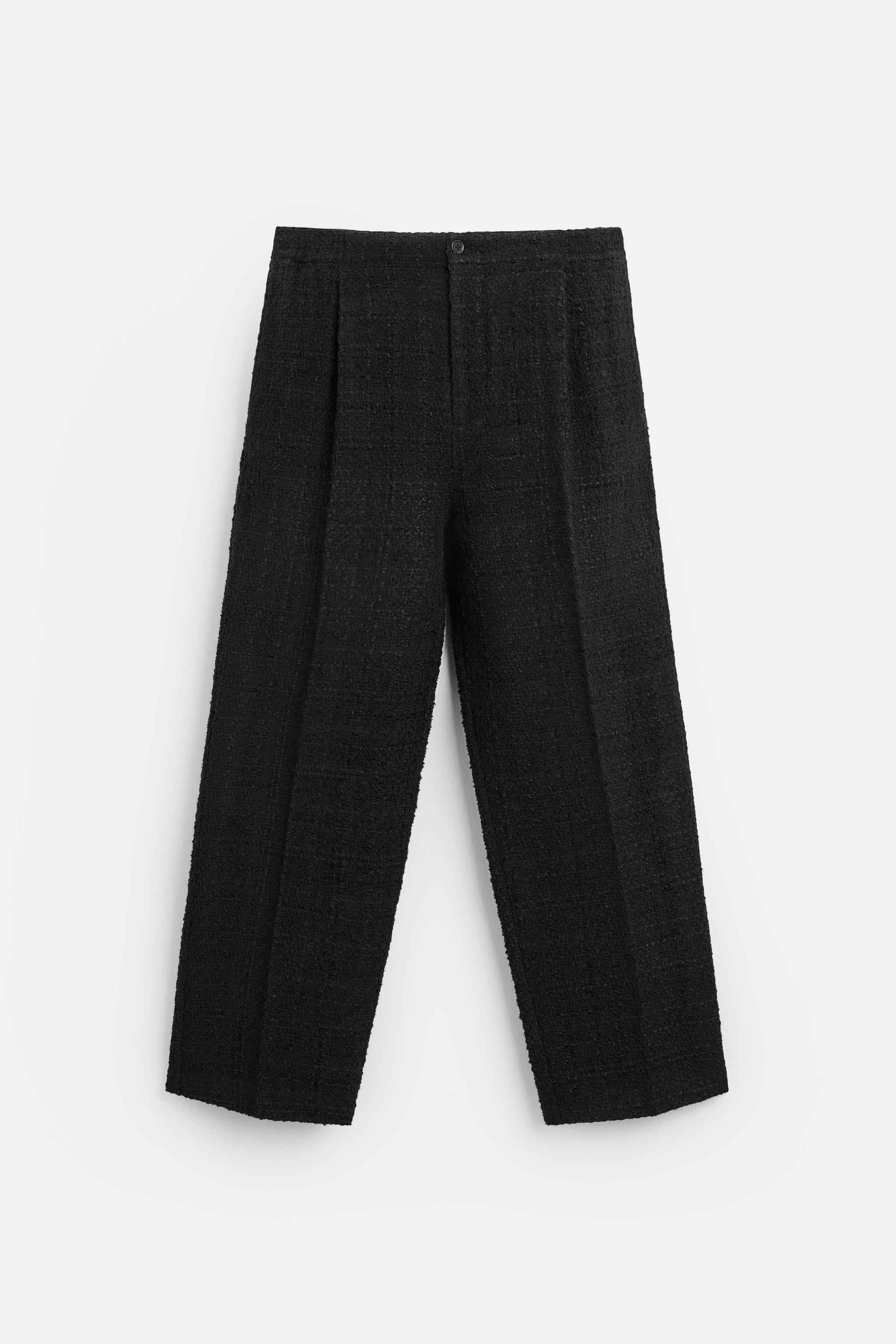 【ZARA】STRAIGHT-LEG テクスチャー パンツ 3641/335/800 ZARA】STRAIGHT-LEG テクスチャー パンツ 3641/335/800 (ZARA