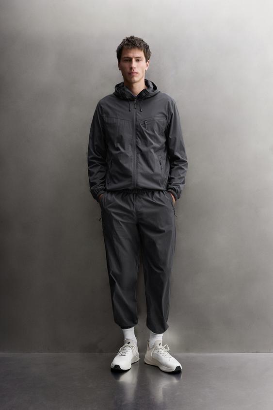 TECHNICAL TEXTURED JACKET - Blue / Grey by Zara - Image 0
