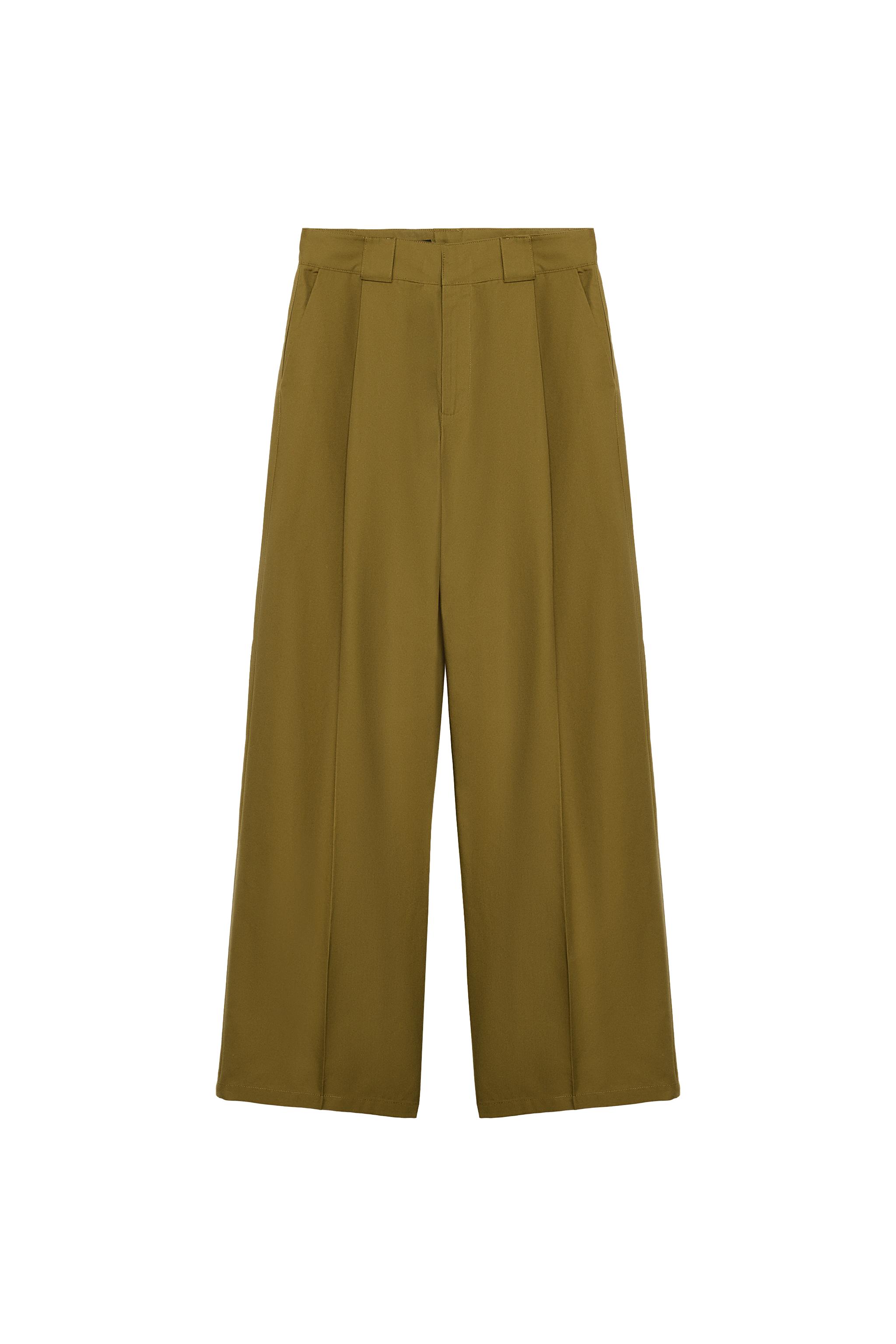 PANTALÓN PLIEGUES TRABILLAS