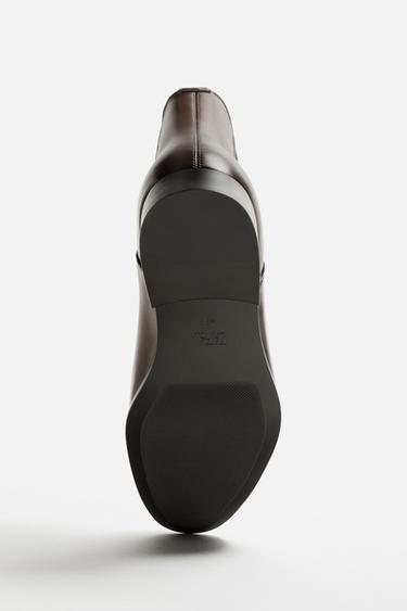 BOTTINES CHELSEA POINTUES - Marron de Zara - Image 5