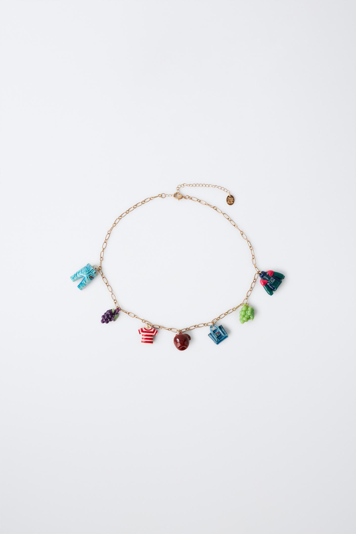 Детское колье Zara Fruit OF the Loom™ Charm, цвет: Разноцветный — фото 5