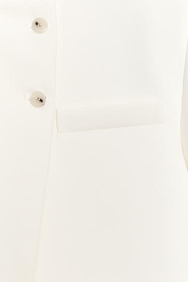 BLAZER COURT - Blanc cassé de Zara - Image 5