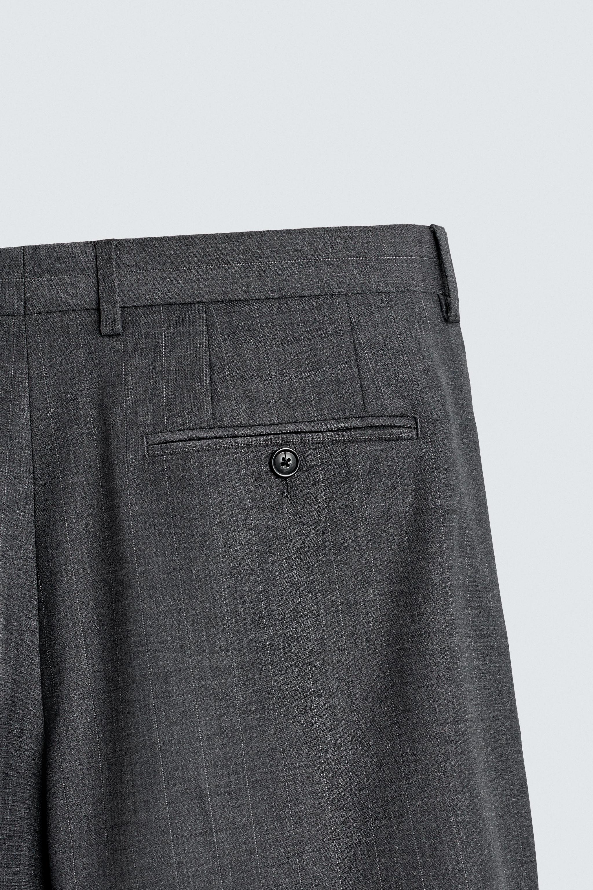 PANTALON DE COSTUME À RAYURES