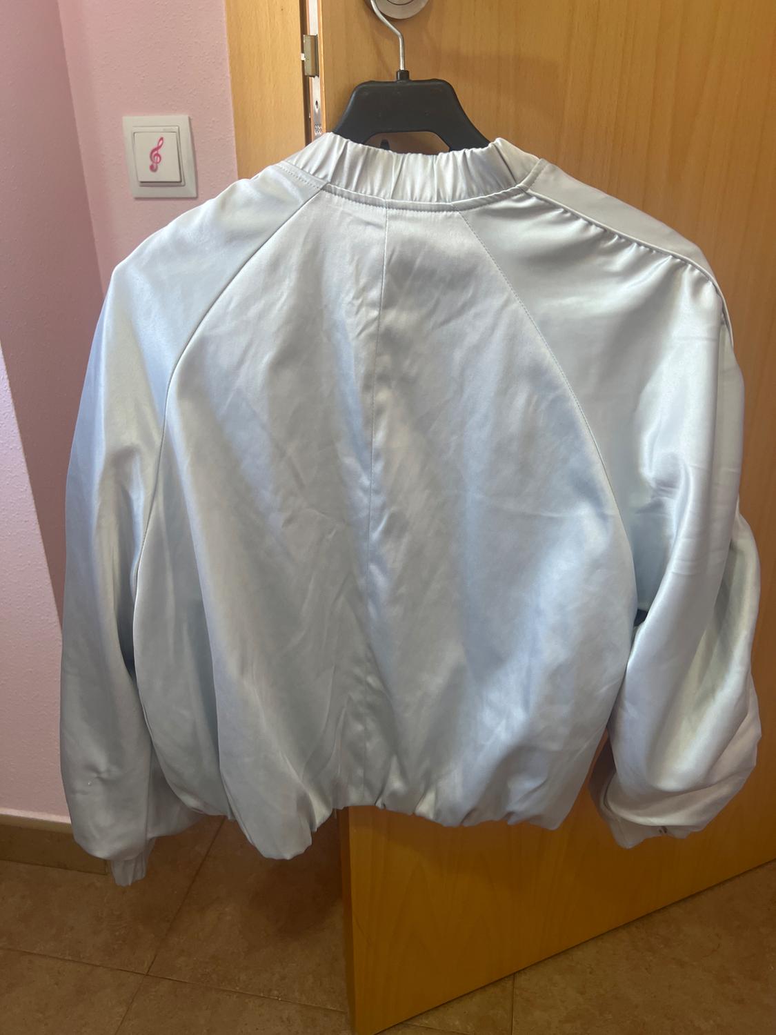 GLOSSY BOMBER JACKET - Image 3