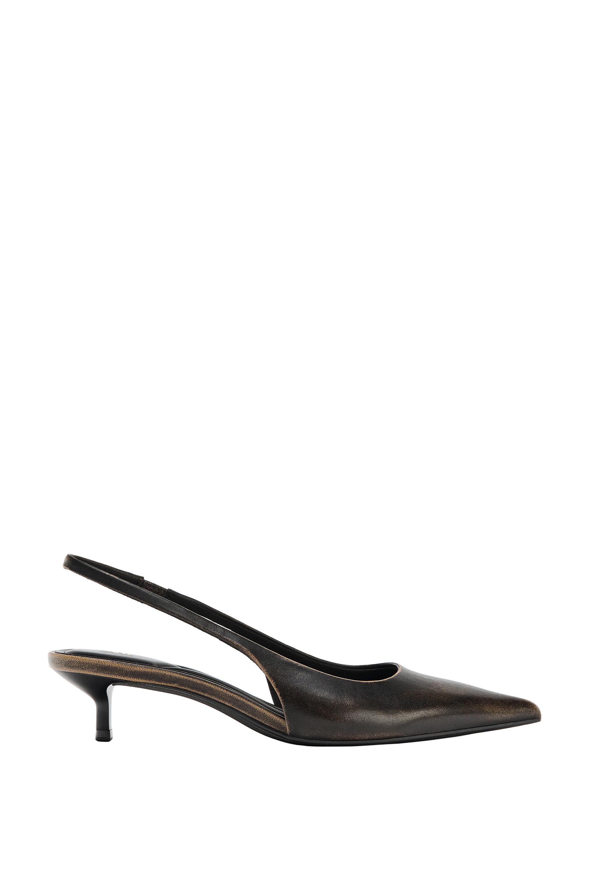 LEATHER SLINGBACKS