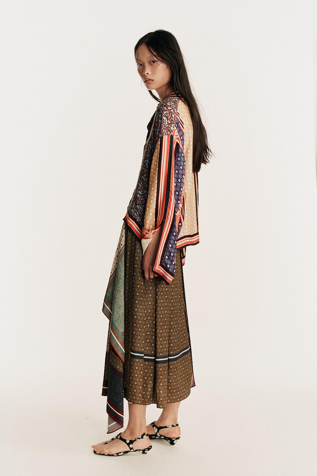 LIMITED EDITION PRINTED PAREO SKIRT