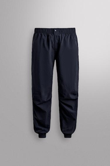 PANTALÓN TÉCNICO RELAXED FIT - Azul lavado de Zara