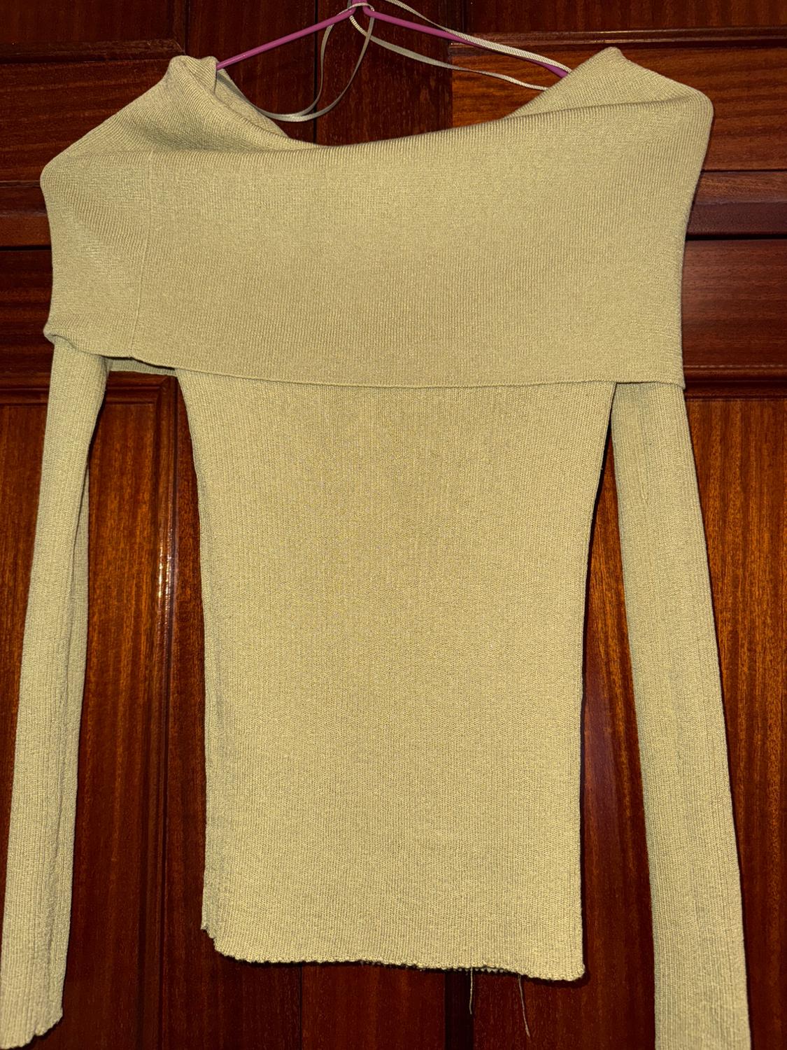 OFF-THE-SHOULDER KNIT TOP - Image 2