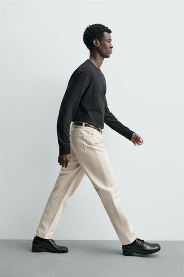 JEAN COUPE DROITE - Blanc cassé de Zara - Image 5