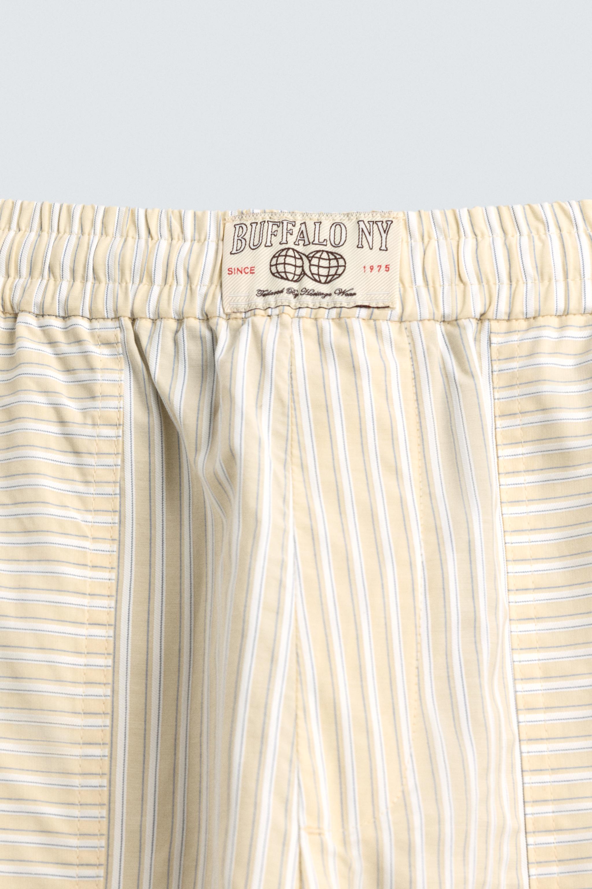 RELAXED FIT CONTRAST STRIPE PANTS
