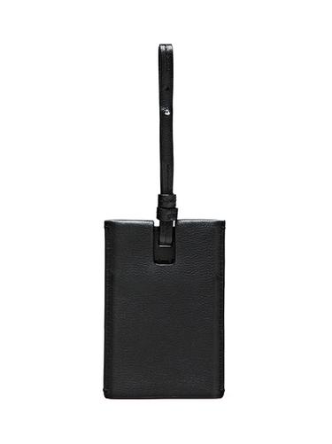 Étiquette de voyage en cuir nappa - Noir de Zara