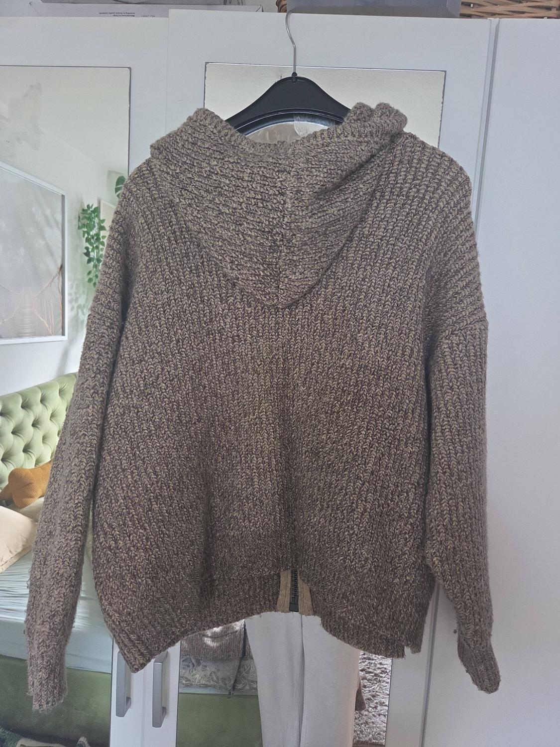 OVERSIZE KNIT SWEATSHIRT - Image 2