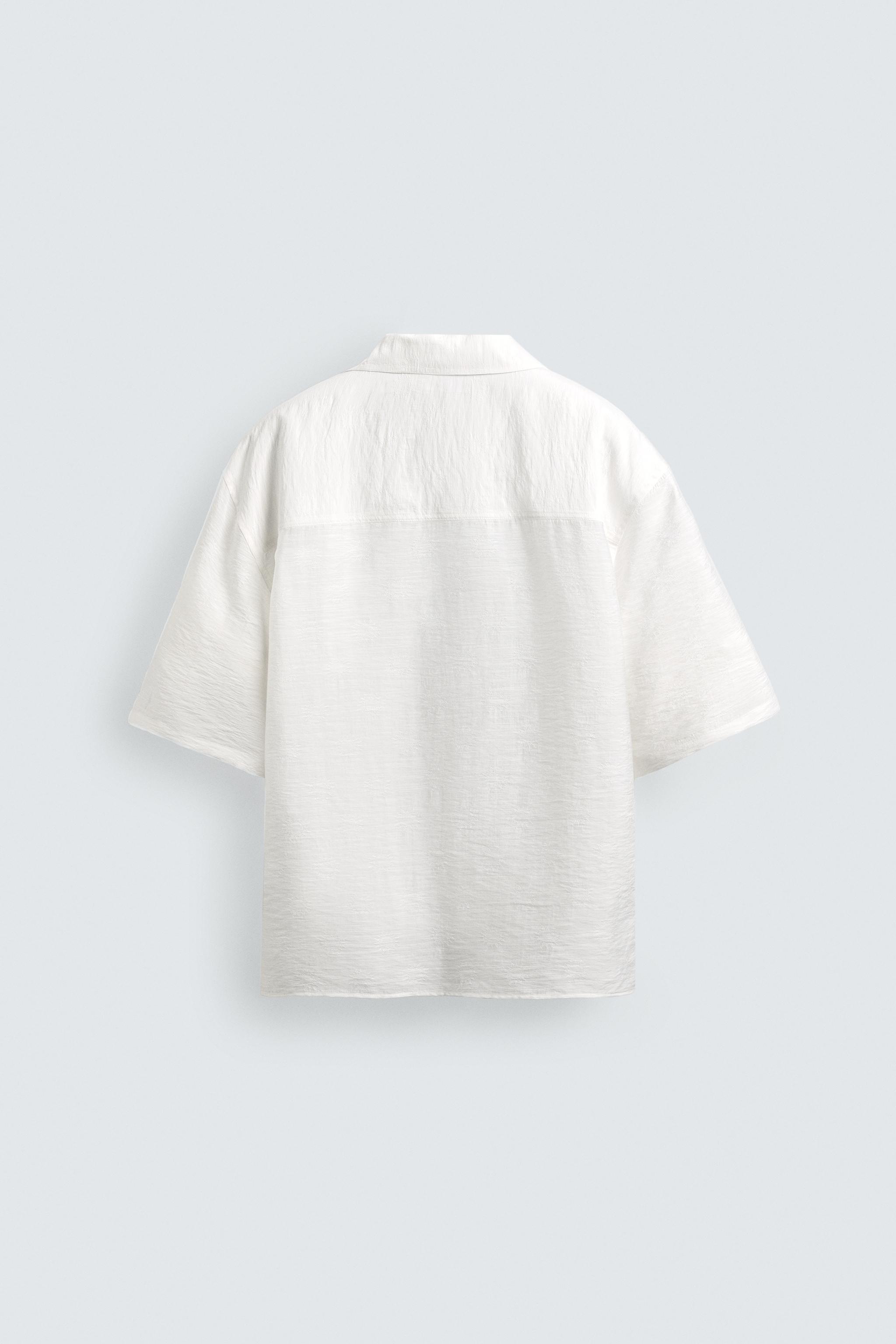 CHEMISE POLO FLUIDE EN JACQUARD