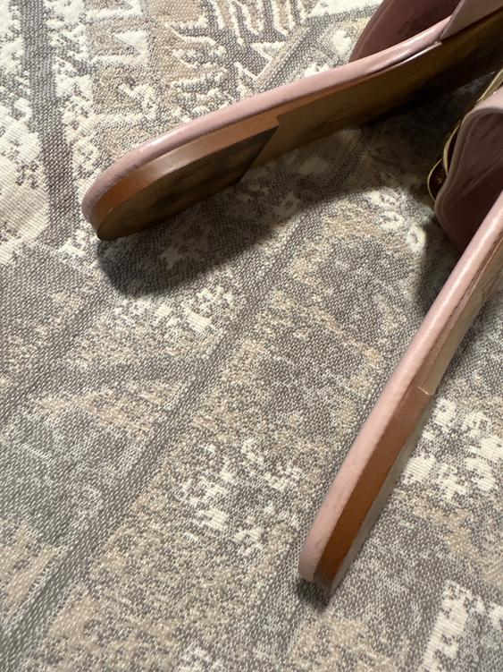 CHAIN TRIM LOW HEELED SANDALS - Image 4