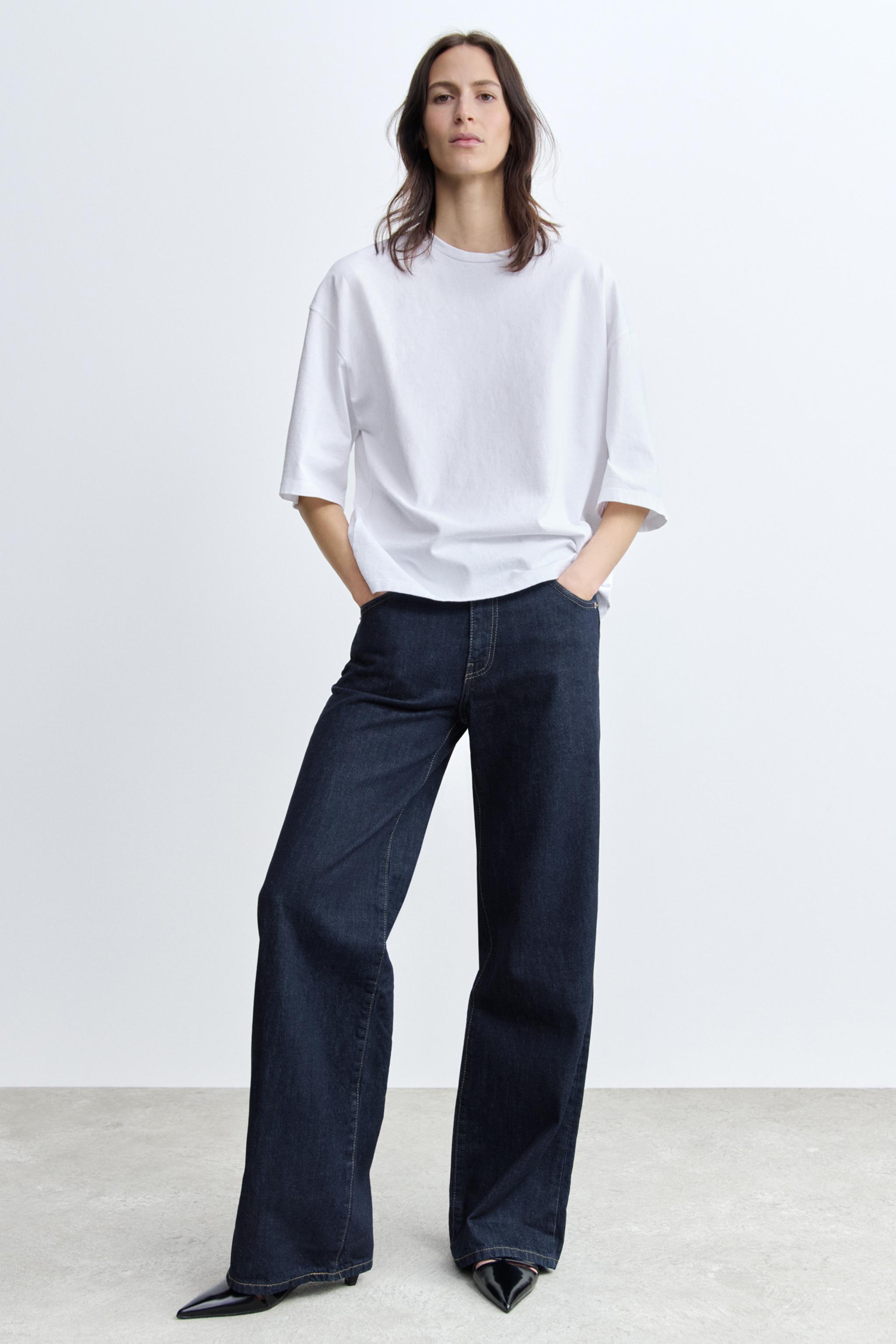 ワイドレッグジーンズ - レディース | ZARA 日本 ワイドレッグジーンズ - レディース | ZARA 日本