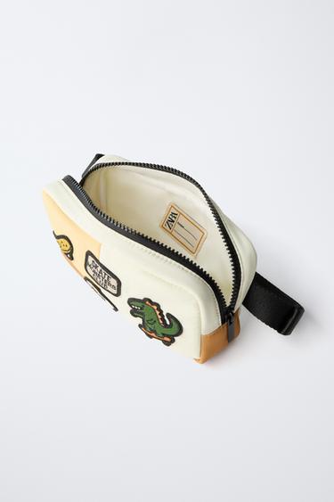 BELT BAG WITH PATCHES - Sand Brown by Zara - Image 3