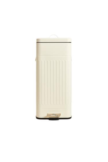 LARGE KITCHEN BIN - Cream by Zara