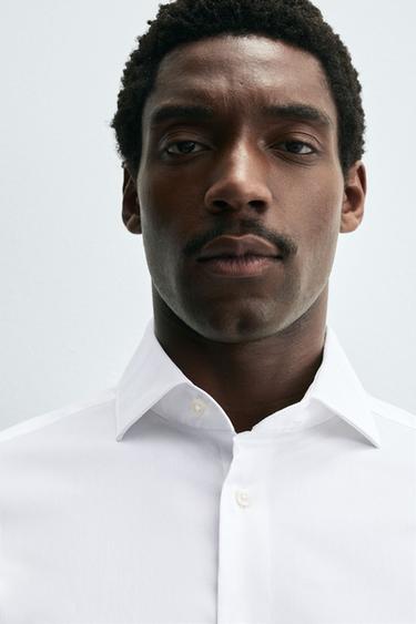 CHEMISE REGULAR FIT - Blanc de Zara - Image 4