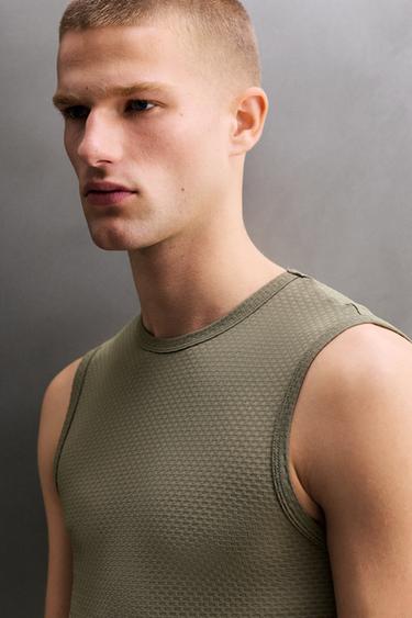 DEBARDEUR THERMIQUE COUCHE DE BASE GRAVEL - Gris taupe de Zara - Image 4