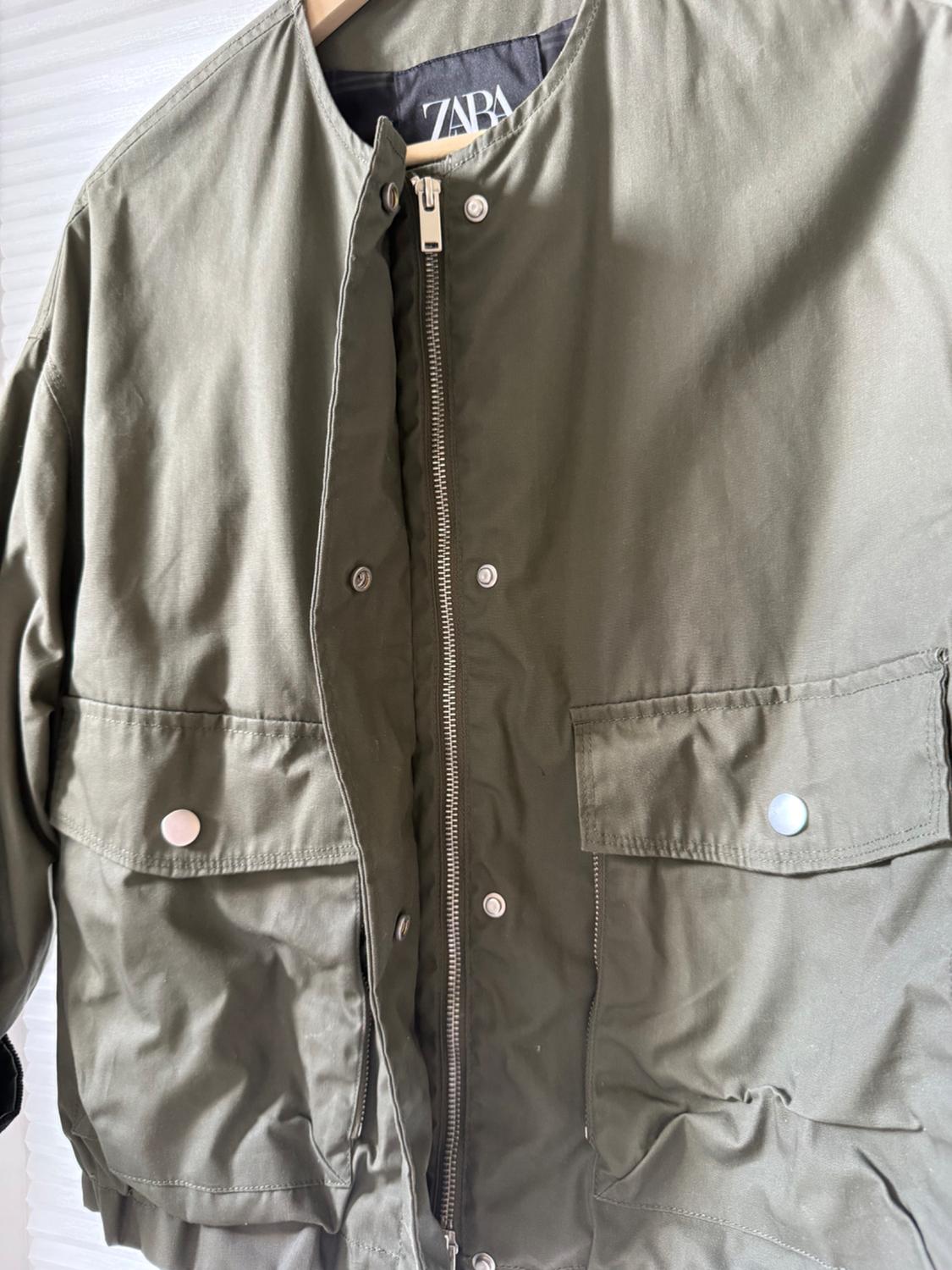 OLIVE GREEN LIGHT JACKET - Image 3