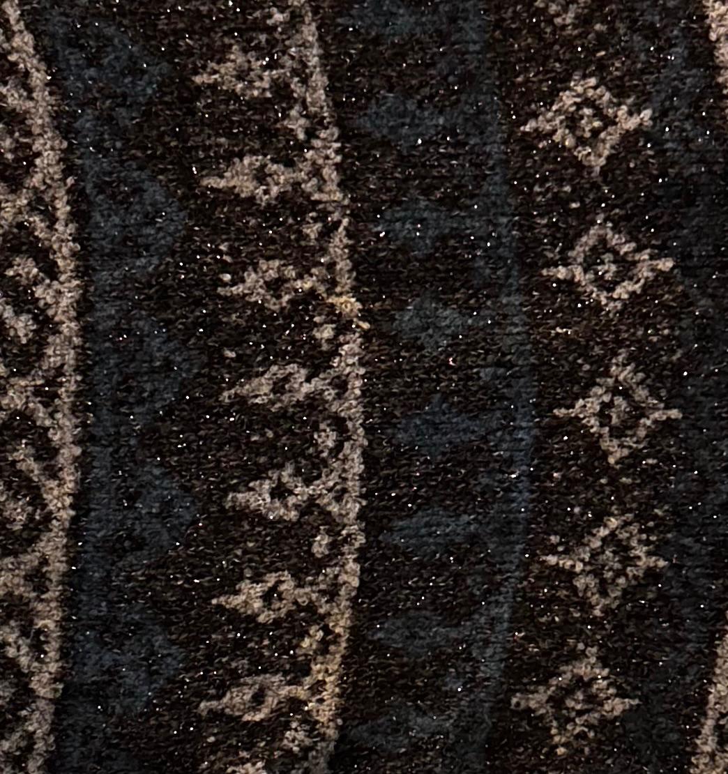 SHORT JACQUARD COAT WITH METALLIC THREAD - Image 2