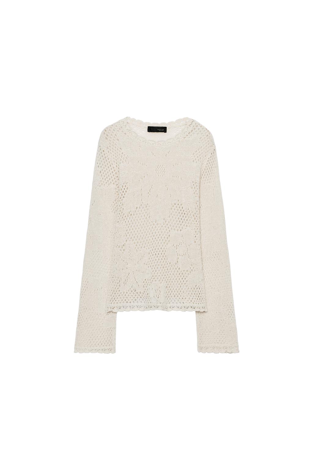 POINTELLE KNIT JUMPER - image 3