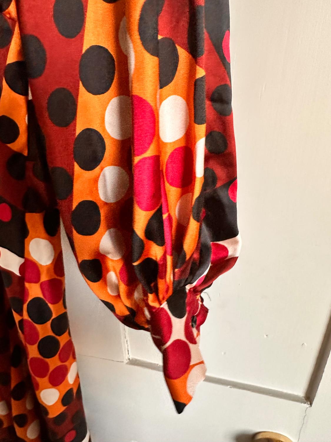 PRINTED MIDI DRESS - Image 8