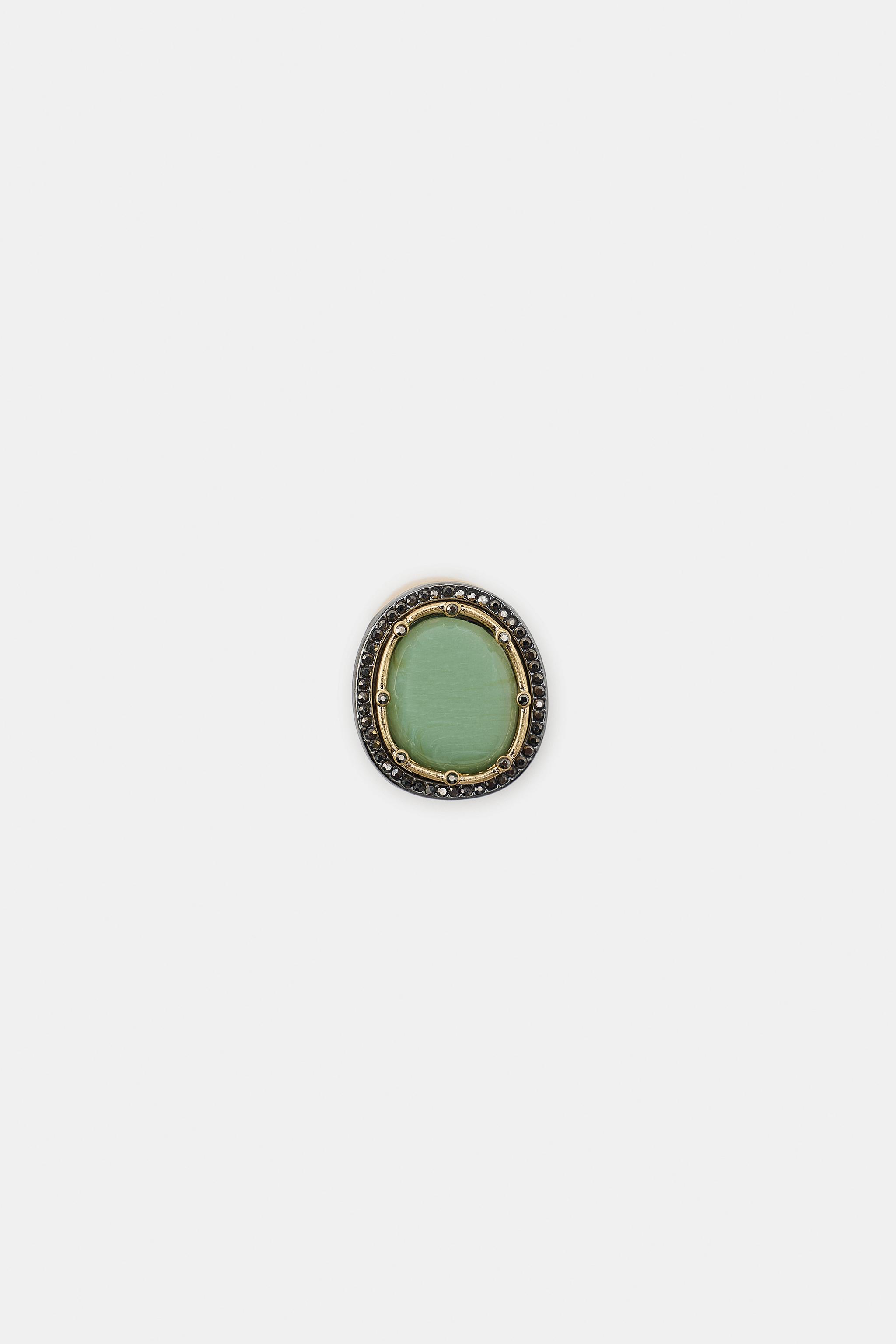 RHINESTONE STONE RING