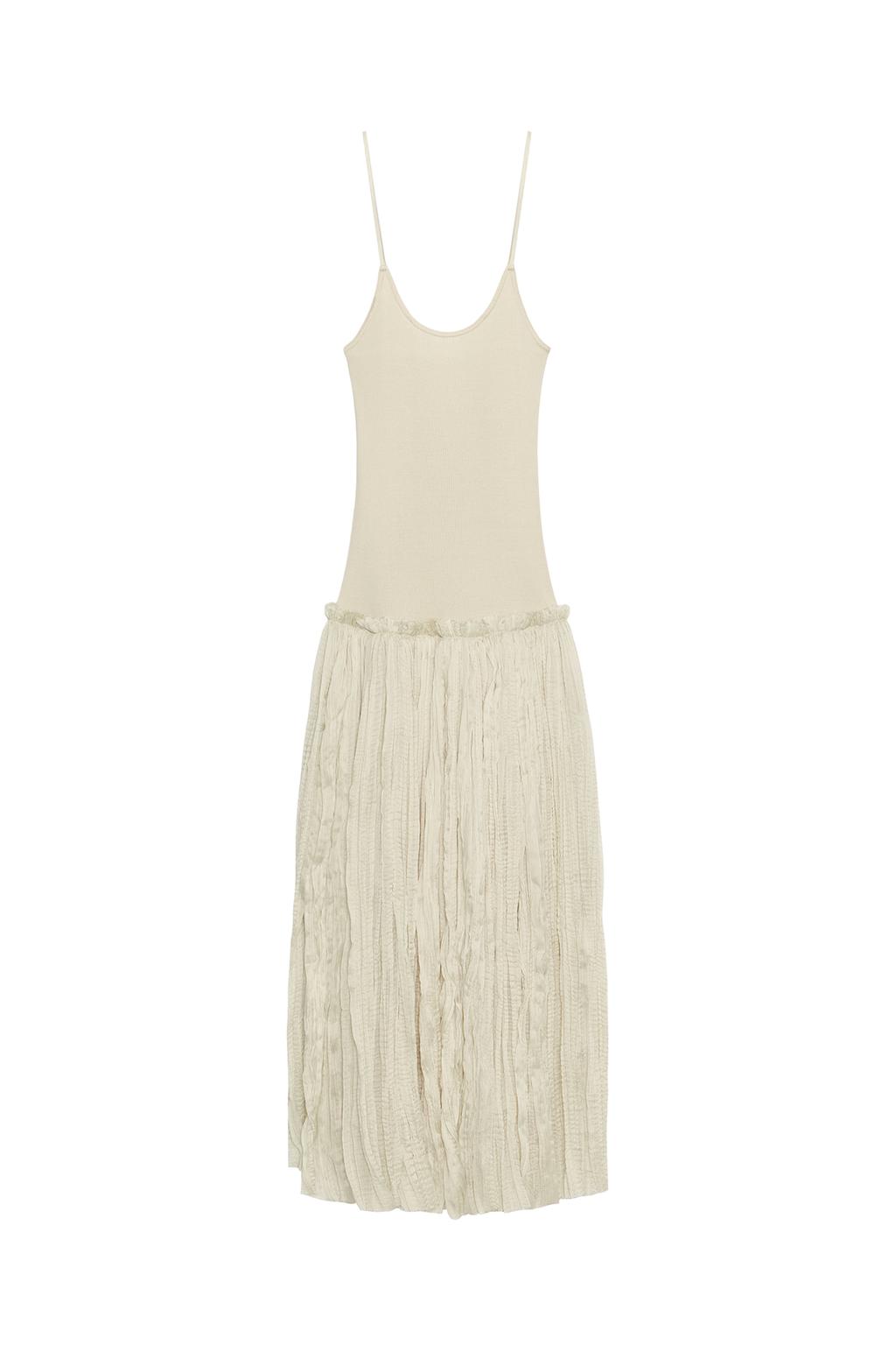 COMBINATION MIDI DRESS - image 3
