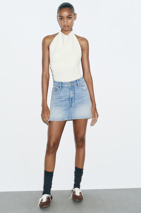 Falda Short Jeans Faldas De Jean Moda 2021 Combinar Falda Pantalón