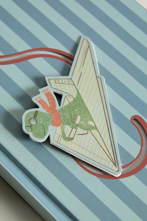 CARNET POUR ENFANT DINOSAURE A5 - Bleu de Zara - Image 1